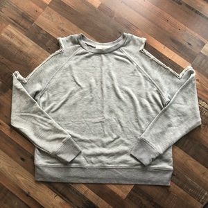 Buckle Cutout Crewneck